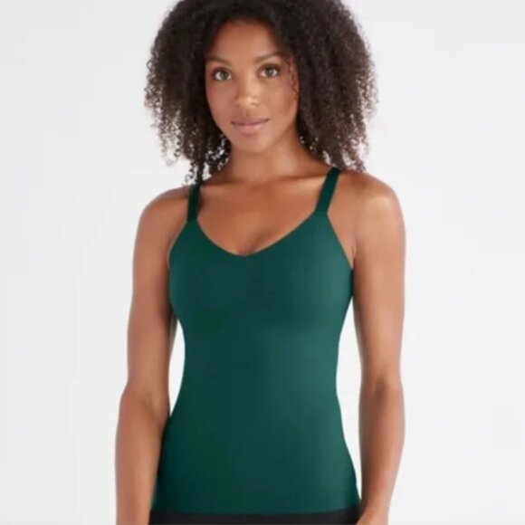 Knix Emerald Luxefit Adjustable V-Neck Camisole Tank Top Size XXXL‎ NEW - Picture 1 of 13